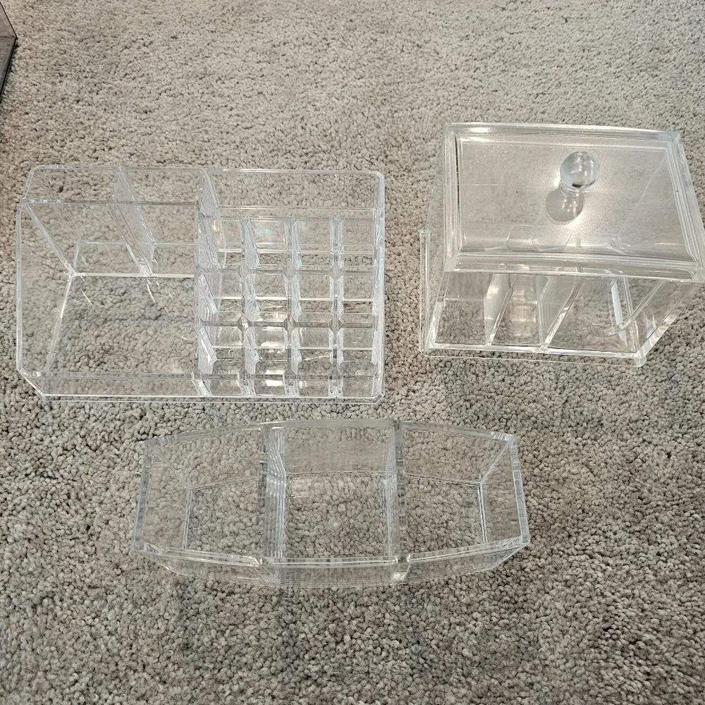Acrylic Makeup Organizers